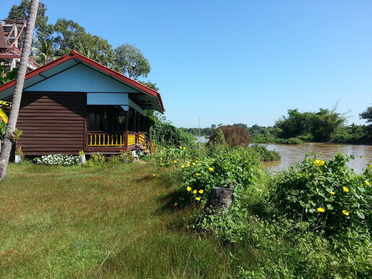 The Boathouse Hotel Don Det Bagian luar foto