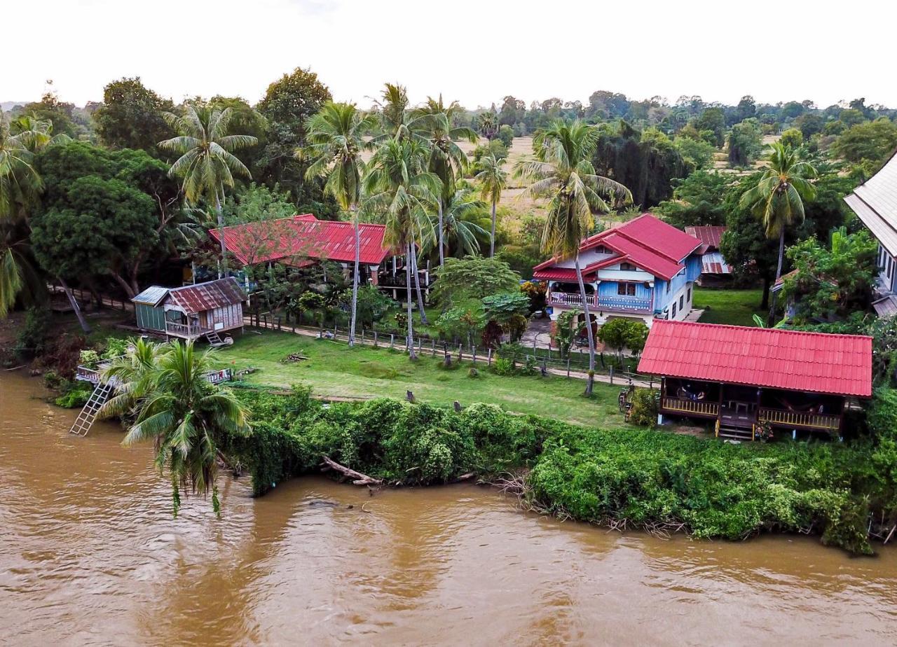 The Boathouse Hotel Don Det Bagian luar foto
